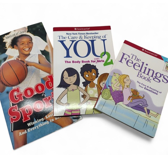 American Girl Books Lot • Empowering Reads Girls • Puberty • Emotions • Sports - Picture 1 of 12